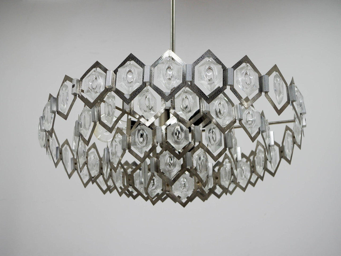 Mid-Century Chandelier attributed to Bejvl for Kamenicky Senov, 1960s