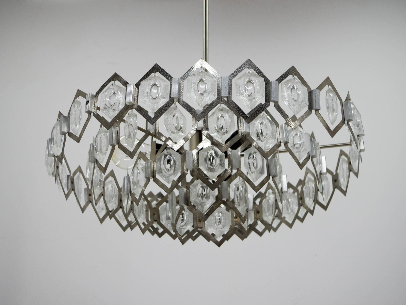 Mid-Century Chandelier attributed to Bejvl for Kamenicky Senov, 1960s