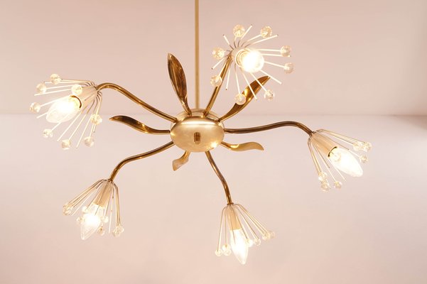 Mid-Century Chandelier by Emil Stejnar for Rupert Nikoll-KIJ-1259691