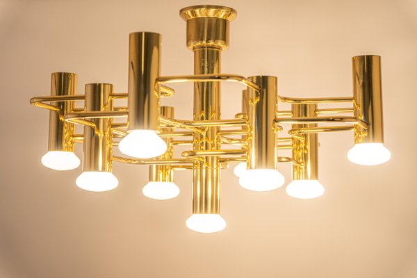 Mid-Century Chandelier by Sciolari, 1970s-UGR-1159891