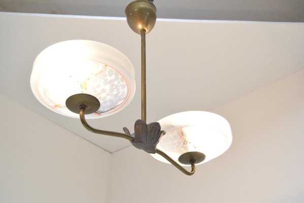 Mid-Century Chandelier by Zukov, 1950s-TZ-932200