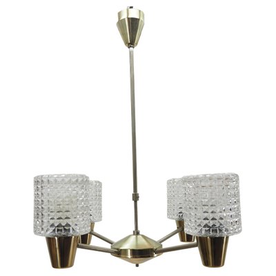 Mid-Century Chandelier, Czechoslovakia-TZ-1104758