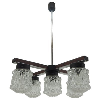 Mid-Century Chandelier, Czechoslovakia, 1960s-TZ-948041