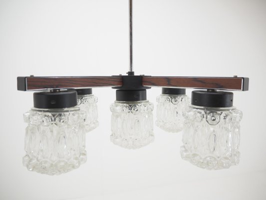 Mid-Century Chandelier, Czechoslovakia, 1960s-TZ-948041