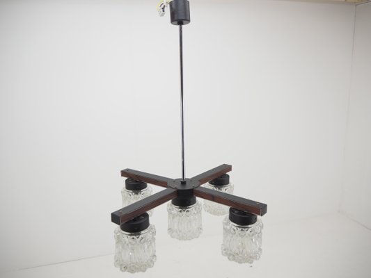 Mid-Century Chandelier, Czechoslovakia, 1960s-TZ-948041