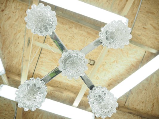 Mid-Century Chandelier, Czechoslovakia, 1960s-TZ-948041