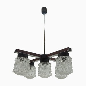 Mid-Century Chandelier, Czechoslovakia, 1960s-TZ-948041