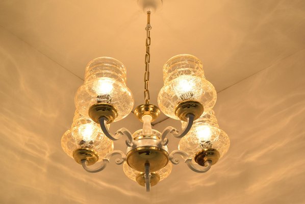 Mid-Century Chandelier, Czechoslovakia, 1970s-TZ-1098771