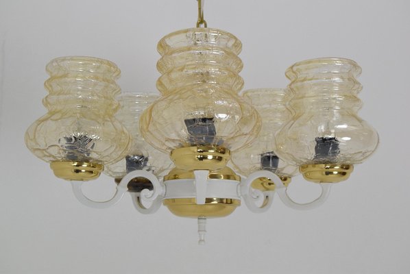 Mid-Century Chandelier, Czechoslovakia, 1970s-TZ-1098771