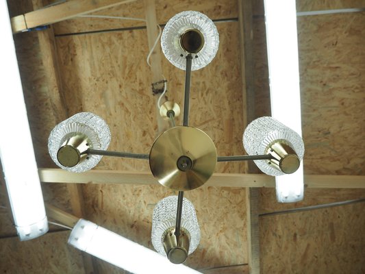 Mid-Century Chandelier, Czechoslovakia-TZ-1104758