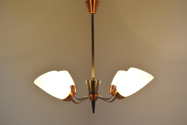 Mid-Century Chandelier from Drukov, 1960s-TZ-800347