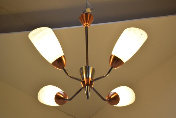 Mid-Century Chandelier from Drukov, 1960s-TZ-800347