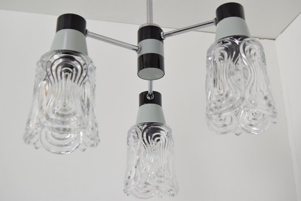 Mid-Century Chandelier from Drukov, 1960s-TZ-775693