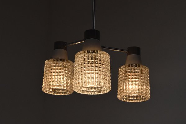 Mid-Century Chandelier from Drukov, 1970s-TZ-942413