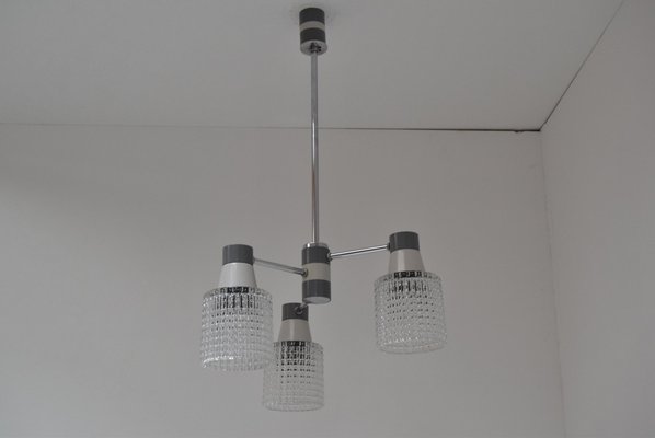 Mid-Century Chandelier from Drukov, 1970s-TZ-942413