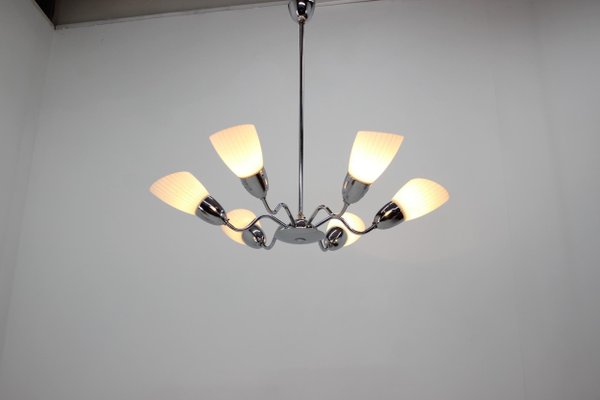 Mid-Century Chandelier from Elektroinstala Děčín, 1960s-TZ-623010