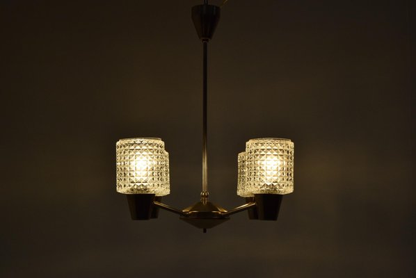 Mid-Century Chandelier from Kamenicky Senov, 1960s-TZ-807869