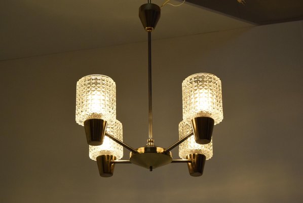 Mid-Century Chandelier from Kamenicky Senov, 1960s-TZ-807869