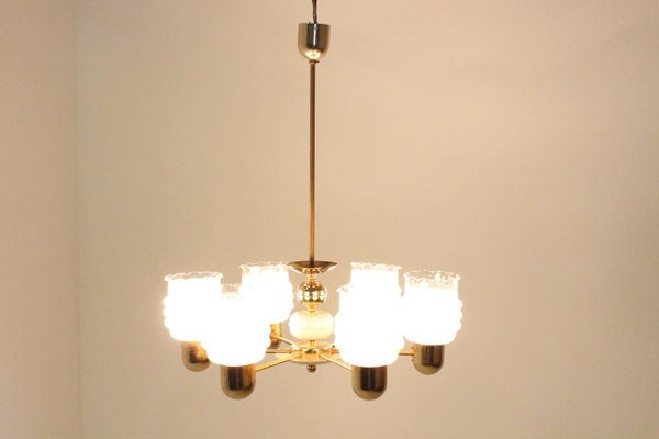 Mid-Century Chandelier from Kamenicky Senov, 1960s-TZ-687989