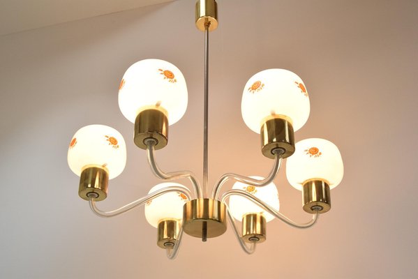 Mid-Century Chandelier from Kamenicky Senov, 1970s-TZ-1364723