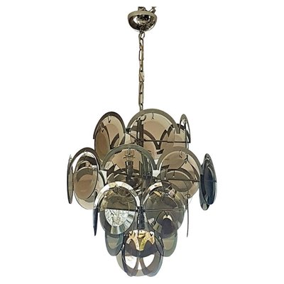 Mid-Century Chandelier from Vistosi, Italy, 1960s-POM-1259071