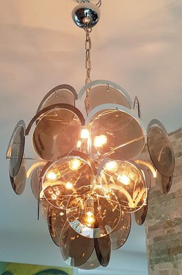 Mid-Century Chandelier from Vistosi, Italy, 1960s-POM-1259071