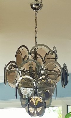 Mid-Century Chandelier from Vistosi, Italy, 1960s-POM-1259071