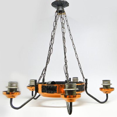 Mid-Century Chandelier, Poland, 1970s-BKO-1423114