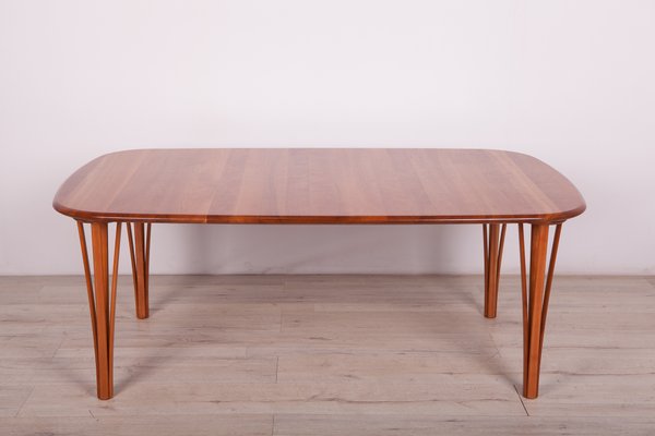 Mid-Century Cherrywood Coffee Table by Severin Hansen for Haslev Møbelsnedkeri, 1960s-NIT-1001878