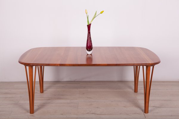 Mid-Century Cherrywood Coffee Table by Severin Hansen for Haslev Møbelsnedkeri, 1960s-NIT-1001878