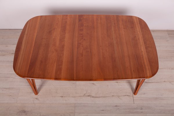 Mid-Century Cherrywood Coffee Table by Severin Hansen for Haslev Møbelsnedkeri, 1960s-NIT-1001878