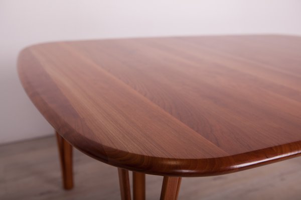 Mid-Century Cherrywood Coffee Table by Severin Hansen for Haslev Møbelsnedkeri, 1960s-NIT-1001878