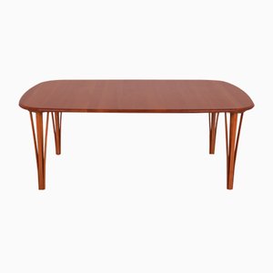 Mid-Century Cherrywood Coffee Table by Severin Hansen for Haslev Møbelsnedkeri, 1960s-NIT-1001878