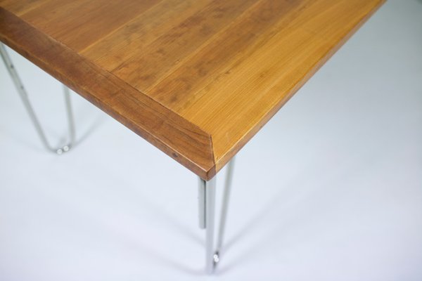 Mid-Century Cherrywood Dining Table with Loop Legs-AYY-716504