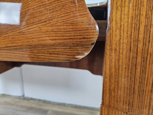 Mid-Century Chest of Drawers in Mahogany Root with Glass Top, 1960-ZUW-2035920