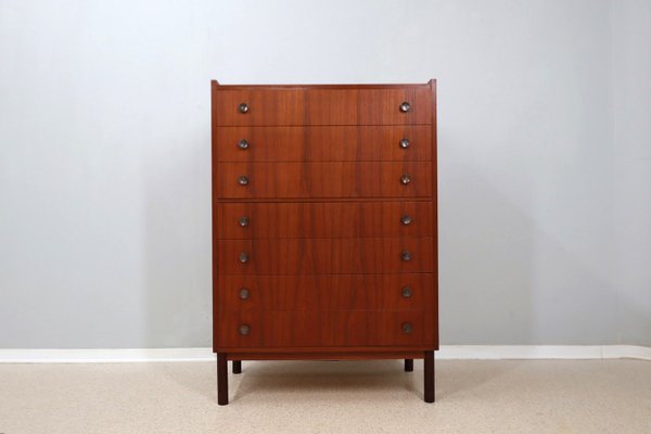 Mid-Century Chest of Drawers in Teak, 1950s-ZQ-2022553