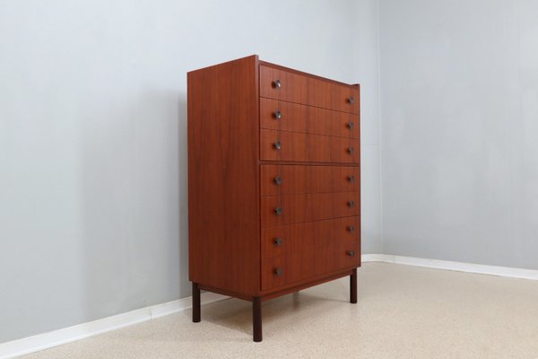 Mid-Century Chest of Drawers in Teak, 1950s-ZQ-2022553