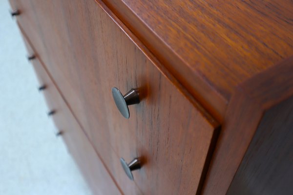 Mid-Century Chest of Drawers in Teak, 1950s-ZQ-2022553