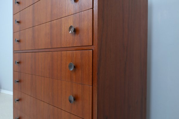 Mid-Century Chest of Drawers in Teak, 1950s-ZQ-2022553