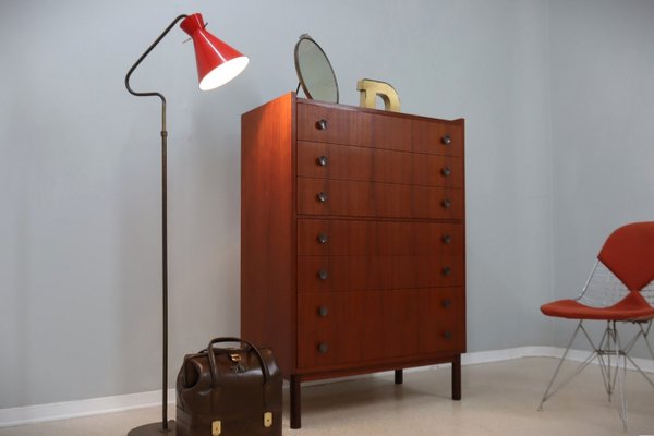 Mid-Century Chest of Drawers in Teak, 1950s-ZQ-2022553