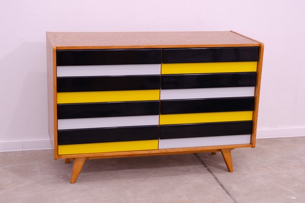 Mid-Century Chest of Drawers U-458 by Jiri Jiroutek for Interier Praha, Czechoslovakia, 1960s-HXT-1720158