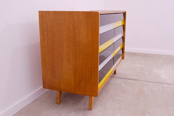 Mid-Century Chest of Drawers U-458 by Jiri Jiroutek for Interier Praha, Czechoslovakia, 1960s-HXT-1720158