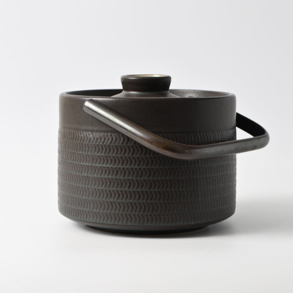 Mid-Century Chevron Teapot by Gill Pemberton for Denby, 1960s