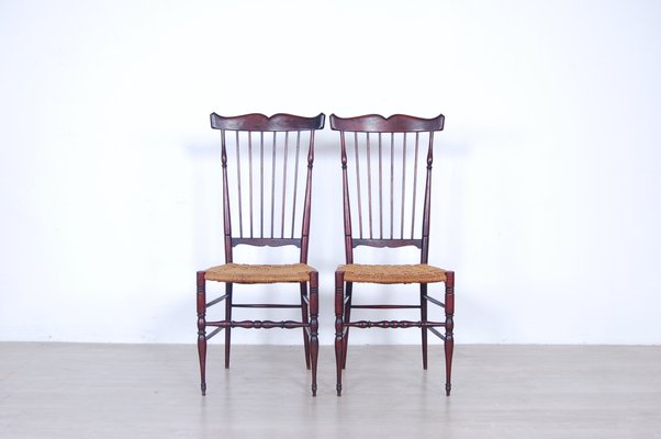 Mid-Century Chiavarine Chairs, Set of 2-XSG-1098005