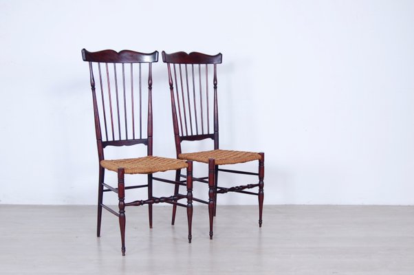 Mid-Century Chiavarine Chairs, Set of 2-XSG-1098005