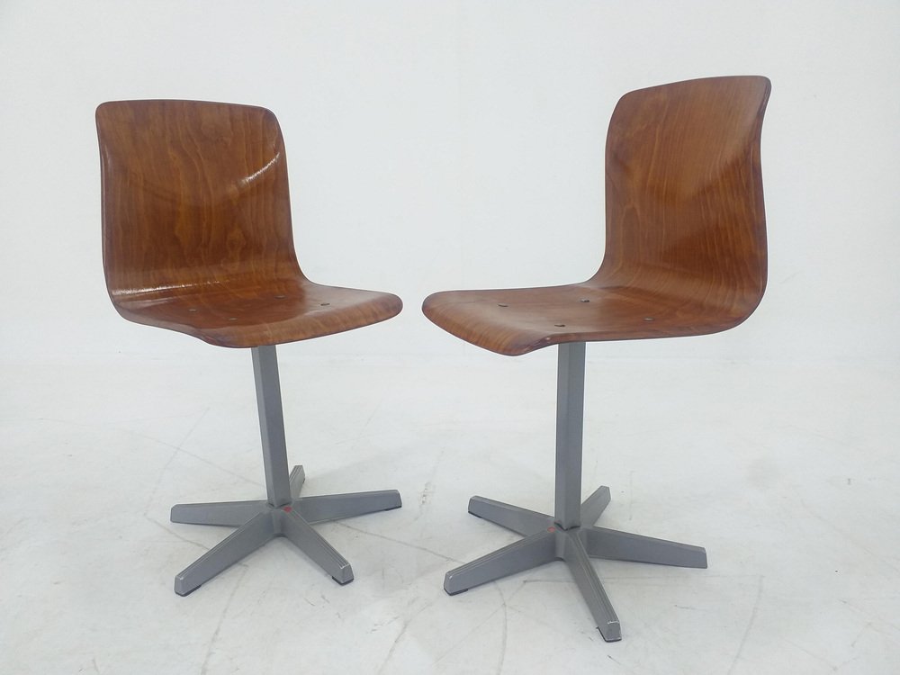 Mid-Century Children Chairs by Elmar Flötotto for Pagholz, Germany, 1970s, Set of 2