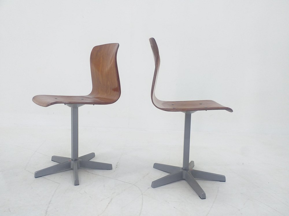 Mid-Century Children Chairs by Elmar Flötotto for Pagholz, Germany, 1970s, Set of 2