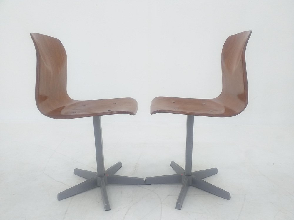 Mid-Century Children Chairs by Elmar Flötotto for Pagholz, Germany, 1970s, Set of 2