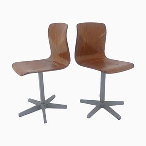 Mid-Century Children Chairs by Elmar Flötotto for Pagholz, Germany, 1970s, Set of 2-TZ-1065793