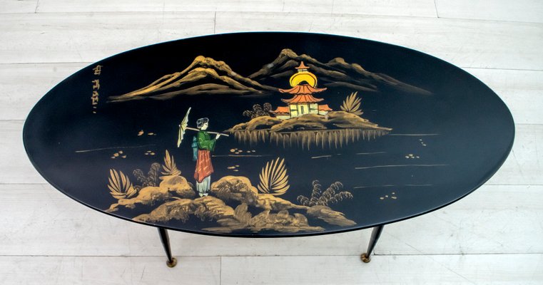 Mid-Century Chinese Lacquered Coffee Table, 1960s-FER-717146